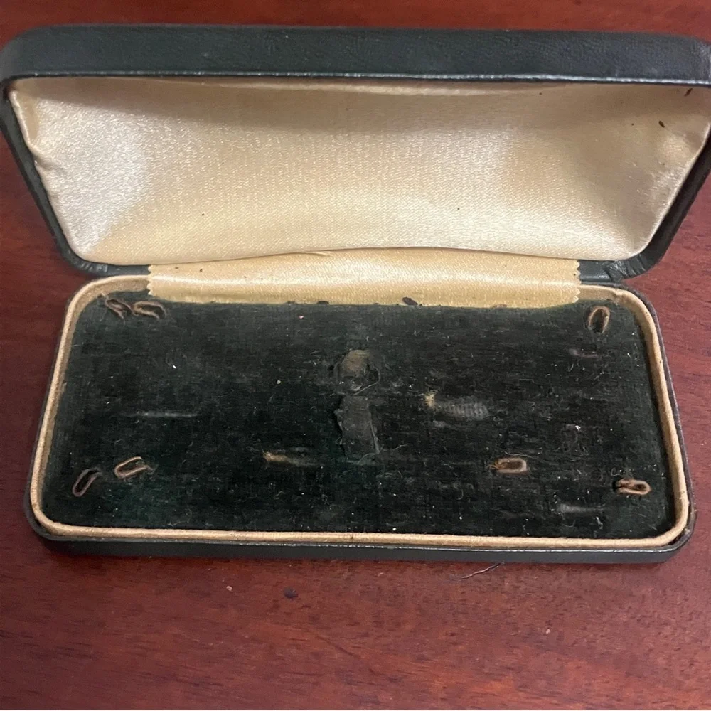 Vintage / Antique Men's Farrington Boxes Jewelry Presentation Display Box